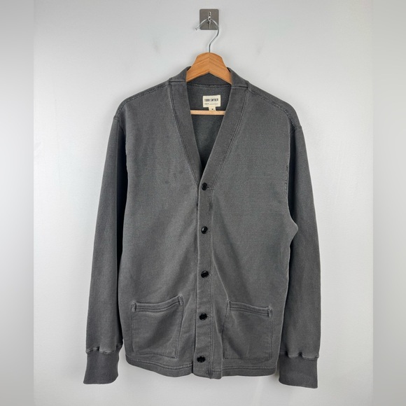 Todd Snyder Other - Todd Snyder Men French Terry Cardigan Sweatshirt Size Medium